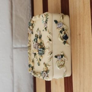 Vintage Handpainted Trinket Box